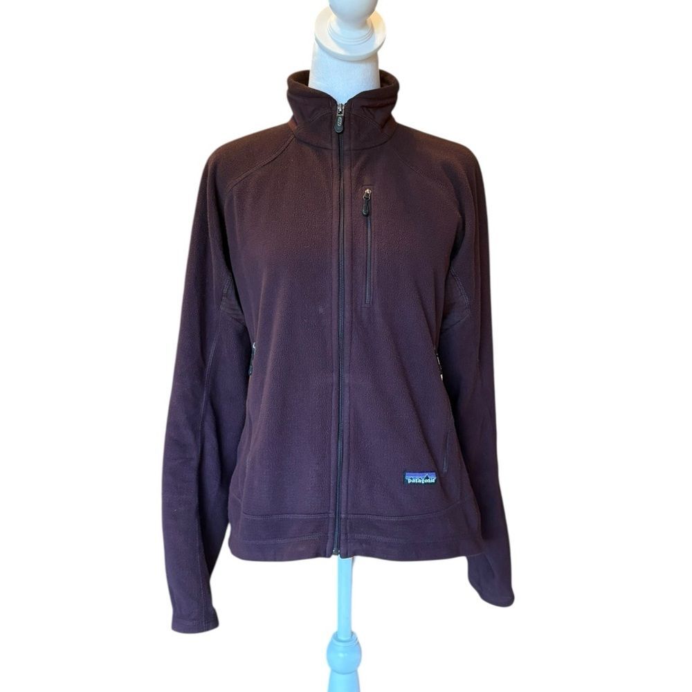 Patagonia Lightweight R4 Regulator Polartec Fleece Zip Jacket Women Medium Brown